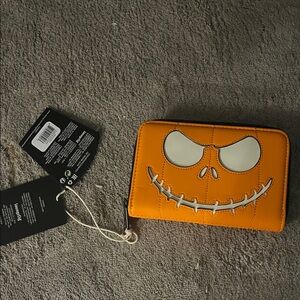 Disney Orange Wallet with Nightmare Before Christmas Design